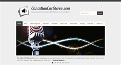 Desktop Screenshot of canadiancarstereo.com